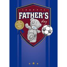 Footy Mad Me To You Bear Fathers Day Card Image Preview